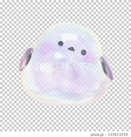 Puni Puni Dreamy 3D Long-tailed Tit Icon Puni Puni Dreamy 3D Long-tailed Tit Icon 135613559