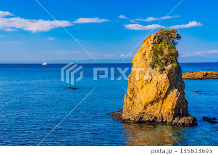 (神奈川県)立石公園 穏やかな海 (神奈川県)立石公園 穏やかな海 135613695