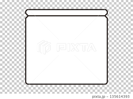 シンプルな湿布パッケージのイラスト素材 135614393