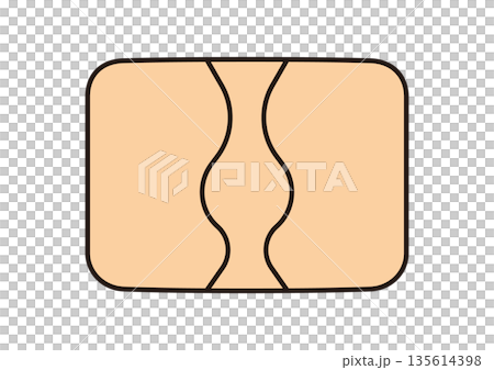 Simple brown compress illustration material Simple brown compress illustration material 135614398