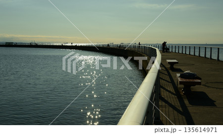 検見川浜北側突堤　千葉市美浜区 135614971