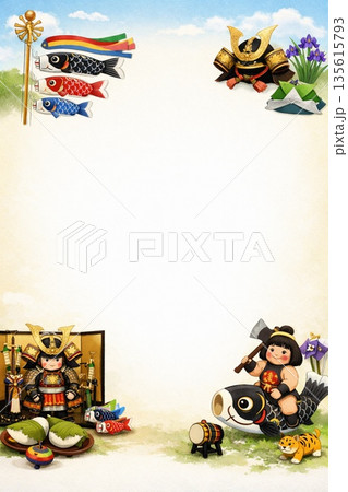 こどもの日の背景素材 135615793