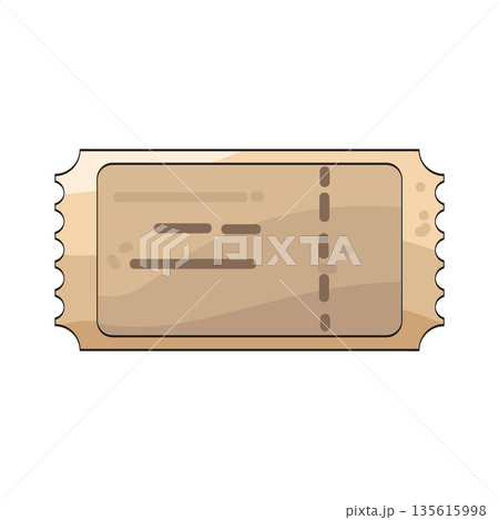 illustration of paper ticket illustration of paper ticket 135615998