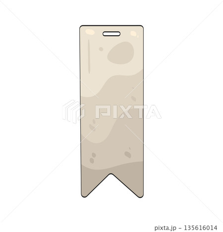 illustration of paper bookmark illustration of paper bookmark 135616014