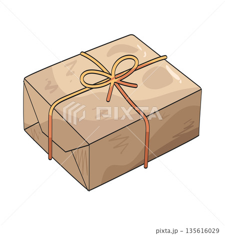 illustration of paper package illustration of paper package 135616029
