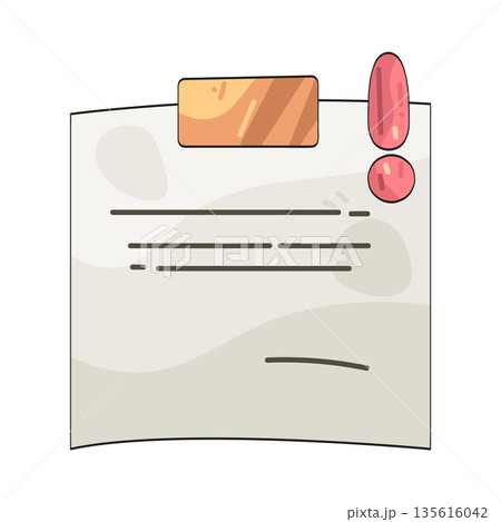 illustration of paper draft illustration of paper draft 135616042