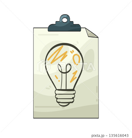illustration of paper idea illustration of paper idea 135616043
