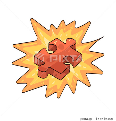 illustration of puzzle  135616306