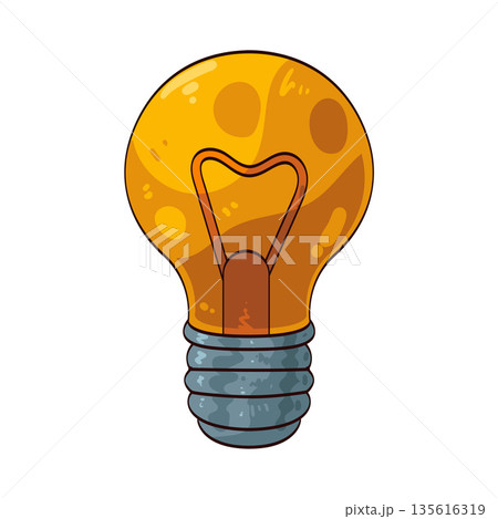 illustration of lightbulb illustration of lightbulb 135616319