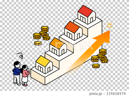 等距圖顯示房價上漲 135616574