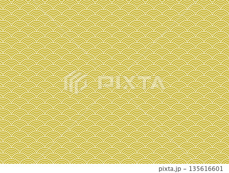 和柄シームレスパターン［青海波］ 135616601