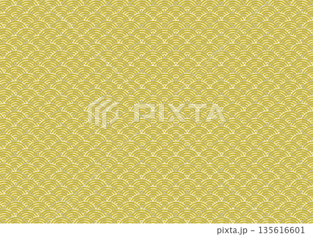無縫日式圖案 [Seigaiha] 135616601