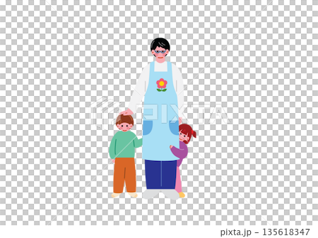 保育士の男性 135618347
