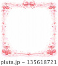さくらんぼとリボンのガーリーフレーム 135618721