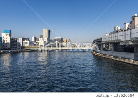 東京 隅田川の風景 東京 隅田川の風景 135620584
