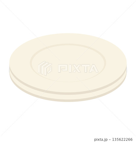 重ねたお皿のアイコン 135622266
