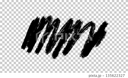 A messy graffiti painted with black crayon. A faded, hand-drawn grunge illustration 135622327