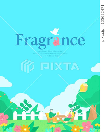 Bright Spring Flower Background Bright Spring Flower Background 135622471