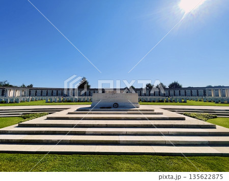 Tyne cot commonwealth war graves cemetery, zonnebeke, belgium 135622875
