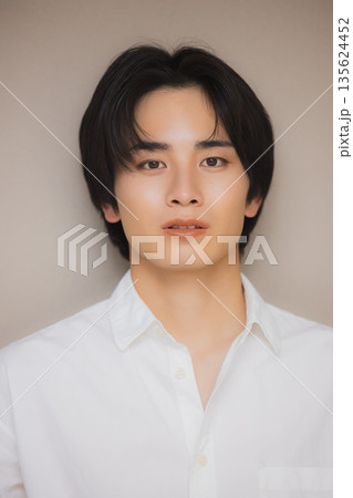 白いシャツを着た男性 135624452