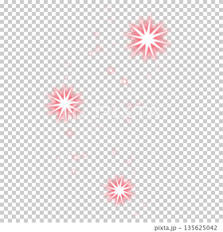 赤色の光のエフェクト 135625042