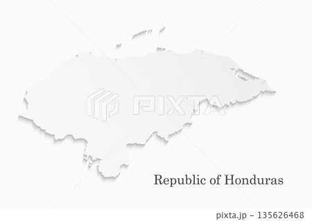 White map of Honduras, template country White map of Honduras, template country 135626468