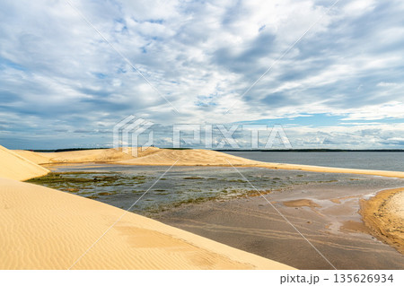 Dunas do Mouro at Ilha do Caju, Ilha das Canarias, Brazil. Delta do Parnaiba and Delta das Americas 135626934