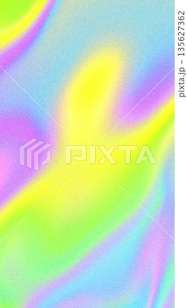 Psychedelic Iridescent Wave Pattern in Neon Yellow, Pink, Blue for Y2K Aesthetic 135627362