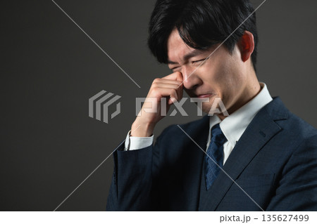 スーツ姿の若い男性　ビジネスイメージ 135627499