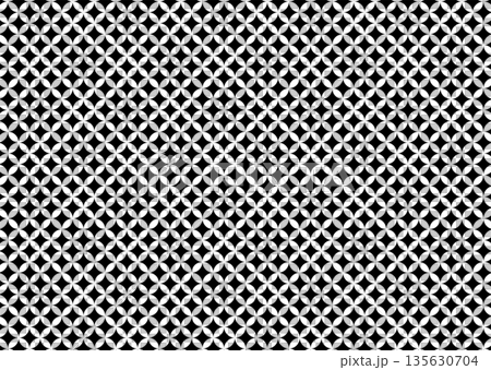 Seamless Japanese Pattern [Shippo] 135630704