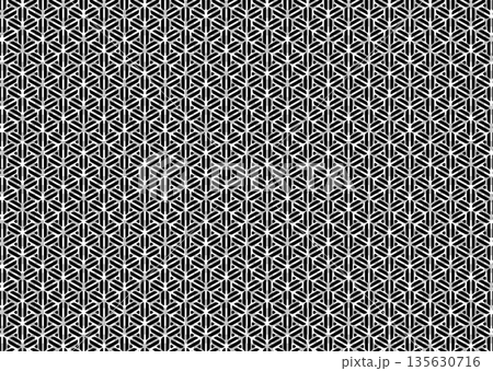 和柄シームレスパターン［籠］ 135630716