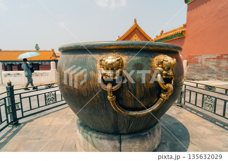 Beijing, China - May 2 2025 Forbidden city, palace of the emperor 135632029