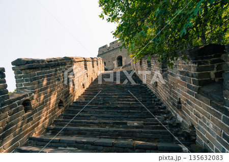 The Great Wall at Mutianyu near Beijing, China The Great Wall at Mutianyu near Beijing, China 135632083
