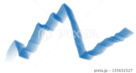 Dynamic blue watercolor curve,with flat brush,symbolizing stock market growth and business performance rise.Abstract fluid element for financial reports,corporate presentations,startup branding Dynamic blue watercolor curve,with flat brush,symbolizing stock market growth and business performance rise.Abstract fluid element for financial reports,corporate presentations,startup branding 135632527