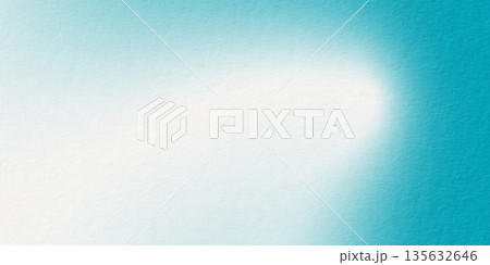 Horizontal deep sea azure turquoise background with a soft diagonal central glow,crafted for announcements and invites.Watercolor gradients template for nautical events,marine branding,vacation 135632646