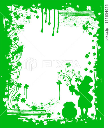 Abstract St. Patrick's Day Abstract St. Patrick's Day 135634926