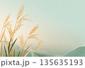 穏やかな稲の風景 135635193
