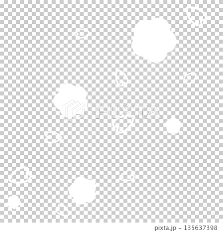 White simple flowers and petals 135637398