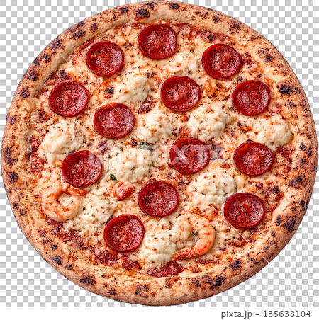 美味披薩的真實照片 135638104