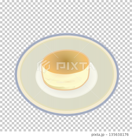Illustration of taiyaki on a plate Illustration of taiyaki on a plate 135638176