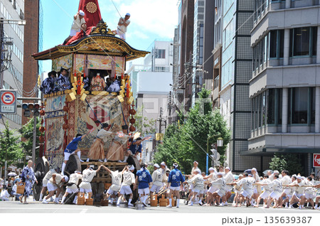 京都 祇園祭 山鉾巡行 菊水鉾 京都 祇園祭 山鉾巡行 菊水鉾 135639387