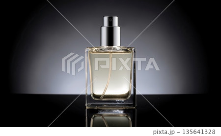 《AI画像》高価な香水の入った瓶 135641328