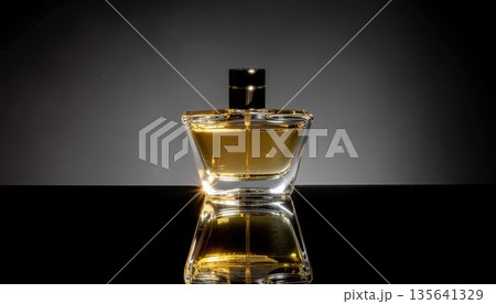 《AI画像》高価な香水の入った瓶 135641329