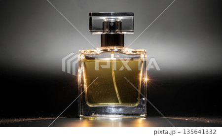 《AI画像》高価な香水の入った瓶 135641332