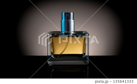 《AI画像》高価な香水の入った瓶 135641333