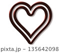 ハートのチョコレート 135642098