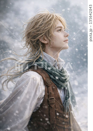 オリジナルイラストを基にAI画像生成 135642843