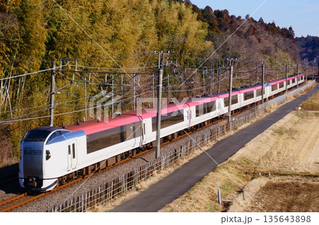 【新塗装のE259系】特急成田エクスプレス(成田線:佐倉~酒々井) 【新塗装のE259系】特急成田エクスプレス(成田線:佐倉~酒々井) 135643898