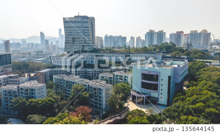 Jan 15 2026 Bright Daylight Over Sports Centre With CityU Skyline Backdrop Jan 15 2026 Bright Daylight Over Sports Centre With CityU Skyline Backdrop 135644145