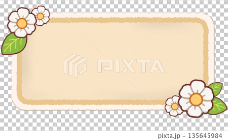 簡易花卉橫幅（面板） 135645984